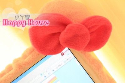 New Hello Kitty Pink Bow Plush Computer LCD Monitor Decoration 15 22