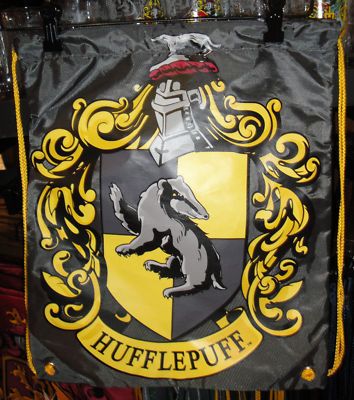Wizarding World of Harry Potter Hufflepuff Backpack Bag Universal