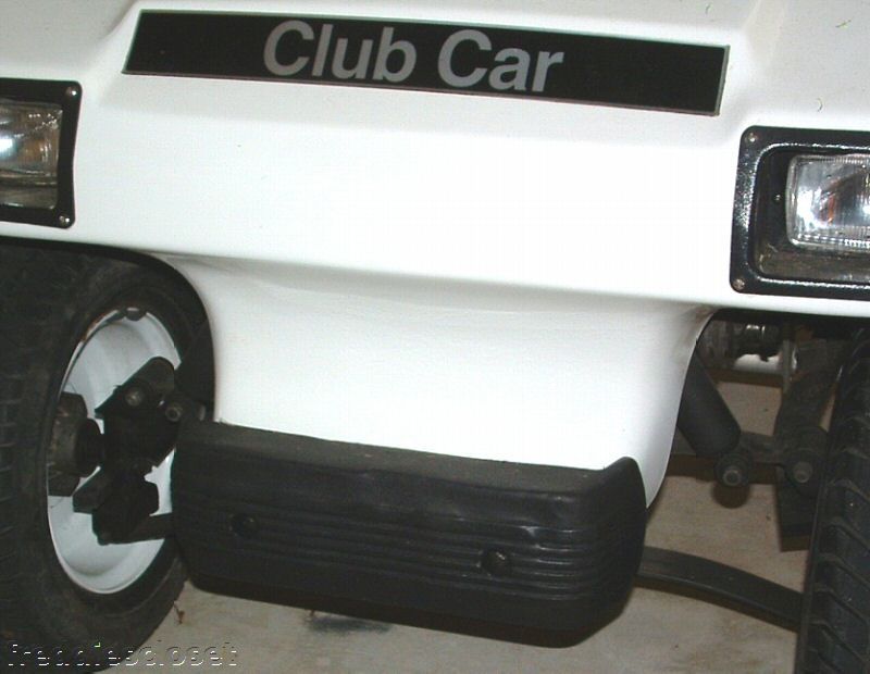 Club Car Golf Cart Bumper Front 1984 to DS 2004
