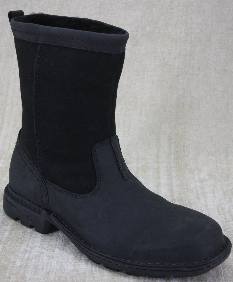 Ugg Australia Mens Hartsville black boots 10