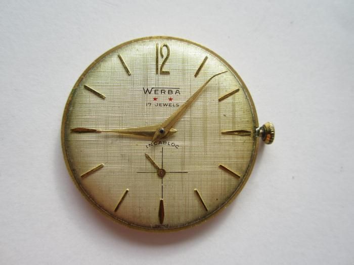  hilton peseux 330 swiss gent watch movement dial runs and keeps