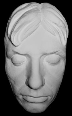 Lord Horatio Nelson RARE Life Mask Life Cast Finished in Natural White