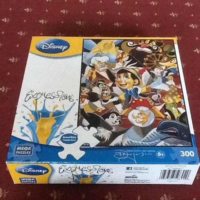 Disney Expressions 300 Piece Puzzle   Strings Of Temptation By Mega