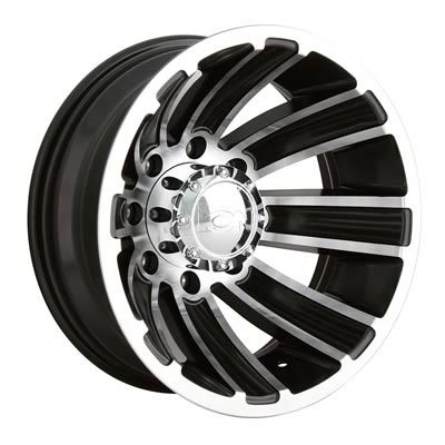 Ion Wheel 166 Series Aluminum Black 17x6 5 8x6 5 9 026 Backspace