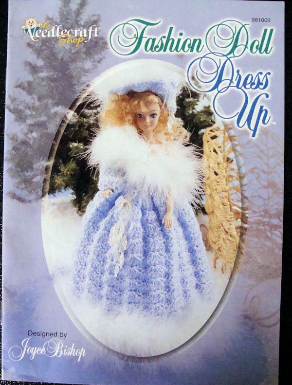  Doll Dress Up Crochet Pattern Booklet Ice Princess Rainbow Fairy More