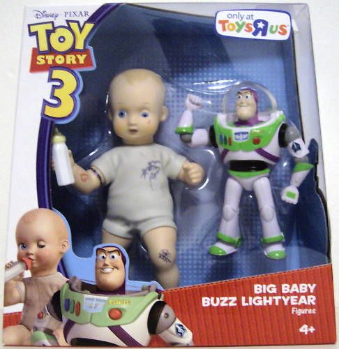 BIG BABY BUZZ LIGHTYEAR Disney Toy Story 3 Movie Figures 2 pack Toys R