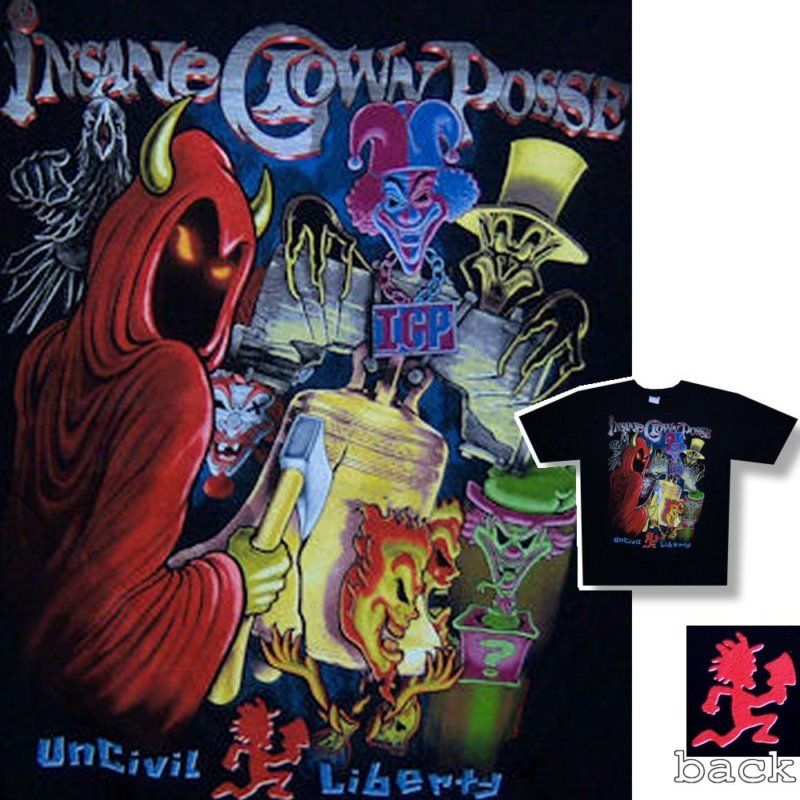 Insane Clown Posse Uncivil Liberty T Shirt 2XL XXL New ICP