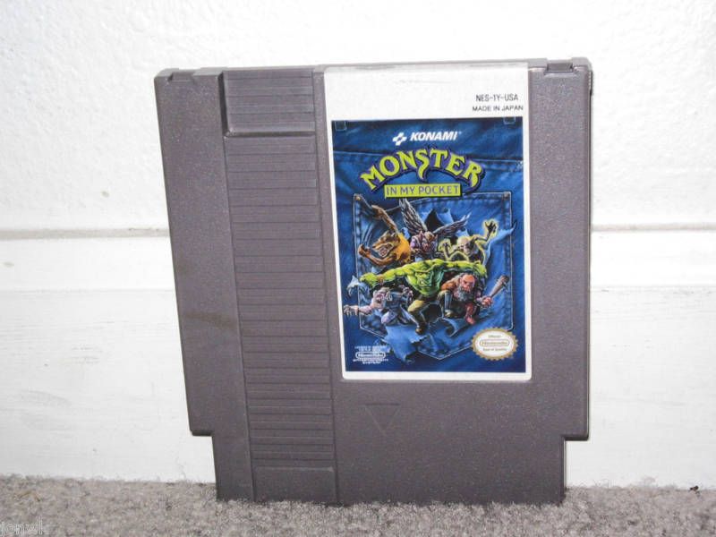Monster in My Pocket RARE Nintendo NES Game