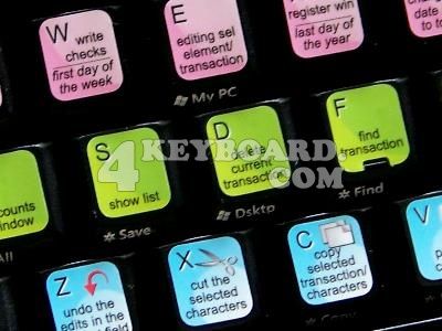 QuickBooks ® keyboard stickers are designed to improve your