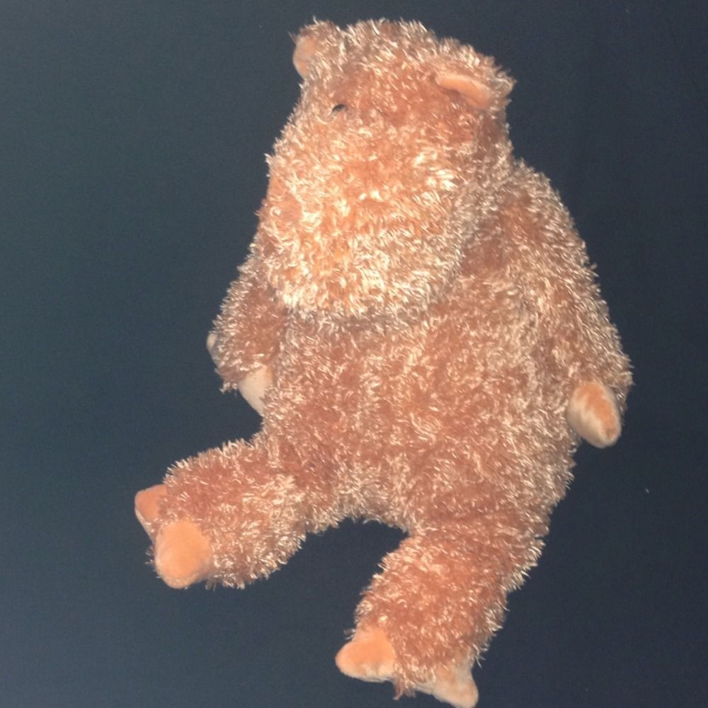 Jellycat Plush Bunglie Hippo Orange Stuffed Animal Toy