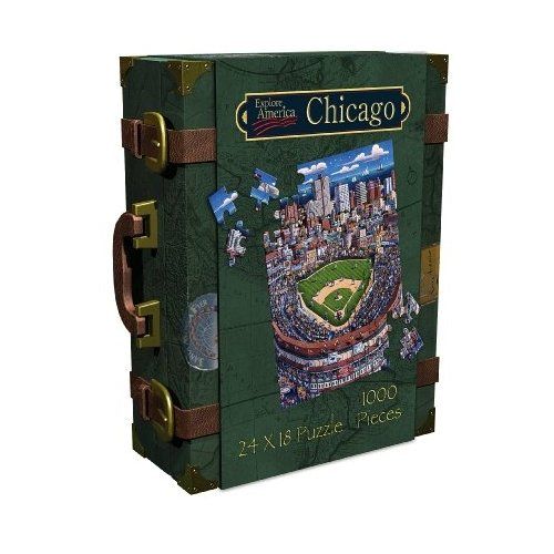 New Master Pieces Chicago Wrigley 1000 PC Jigsaw Puzzle
