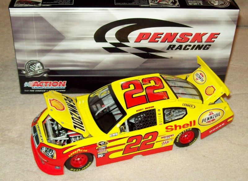 Kurt Busch 2011 Shell Pennzoil #22 Penske Charger 1/24 NASCAR Diecast