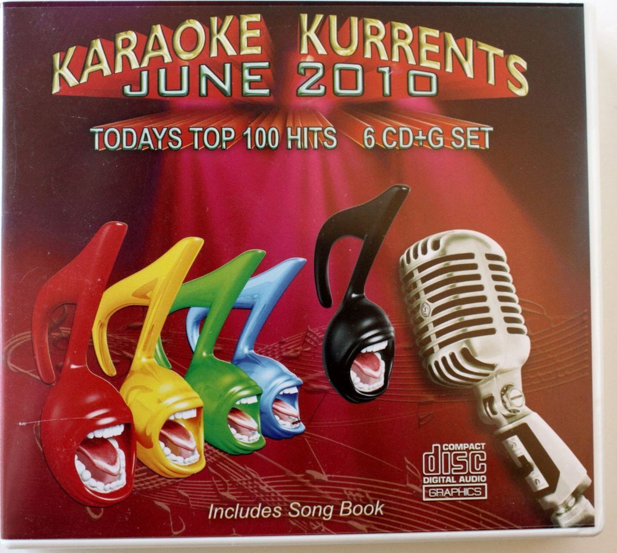Karaoke Kurrents CD G w Black Eyed Peas Lady Antebellum Kesha