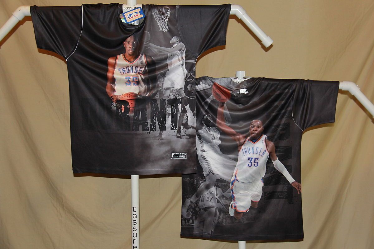 Kevin Durant Oklahoma City Thunder Photo Shirt THREE60° Gear Large