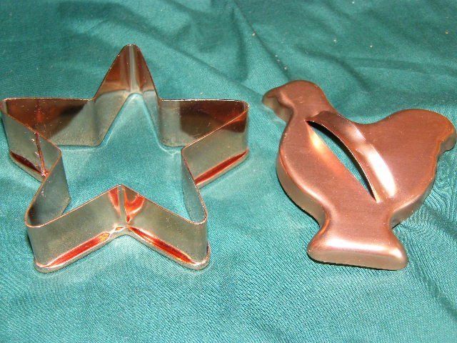 Large Copper Cookie Cutters – Star Bird