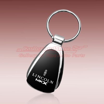Lincoln MKX Black Tear Drop Key Chain Keychain key Ring Official Free