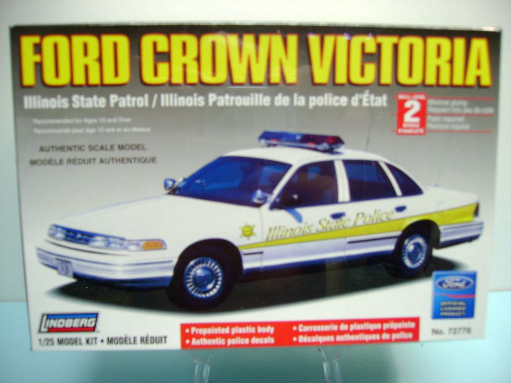 Lindberg 1 25 Scale  Ford Crown Victoria  Illinois State Police Car
