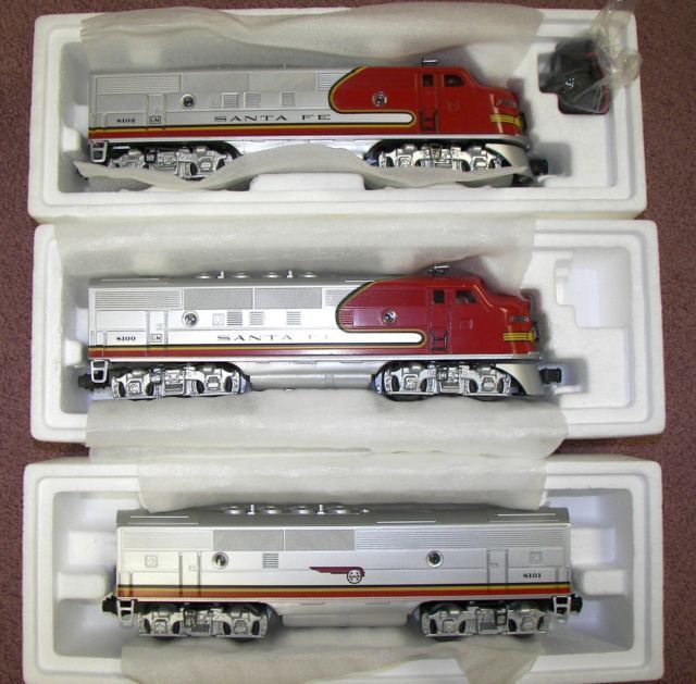 Lionel Train 6 11711 F3 ABA Diesel Trains Set