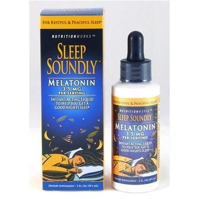 Nutritionworks Sleep Soundly Melatonin 3 5mg 2ml 2 FL oz Liquid