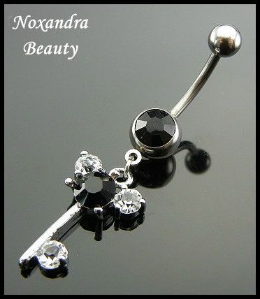 Key Navel Belly Ring Body Piercing Jewelry TC121