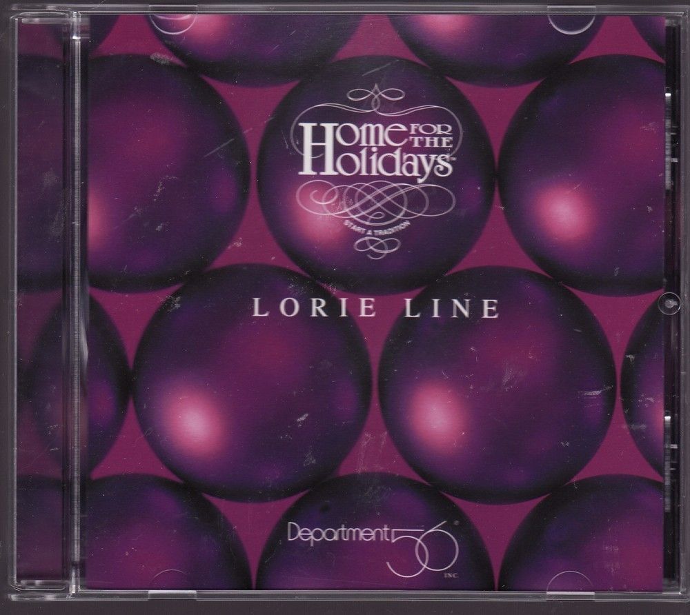 Lorie Line Home for The Holidays Christmas CD Dept 56