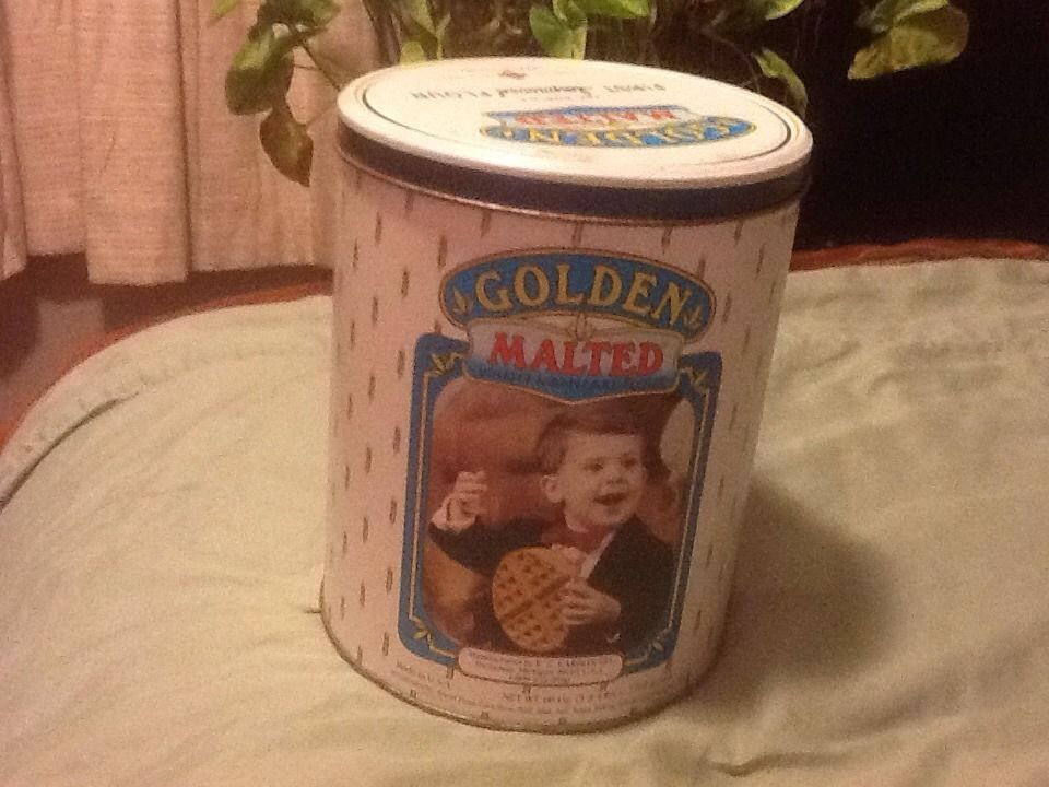 Golden Malted Flour Tin