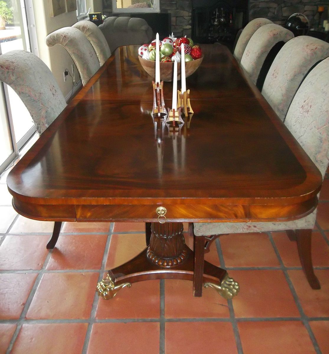 Maitland Smith custom made Dining Conference table seats 16 13 chairs