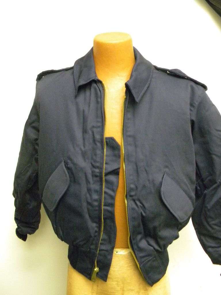 Alpha Industries Airport Security Jacket Navy Blue Size