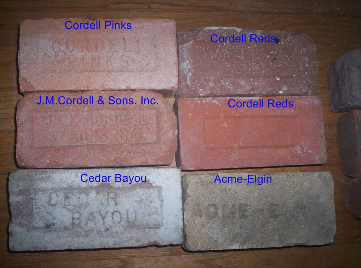 Vintage Bricks for Collectors King B Brazil Clay Co