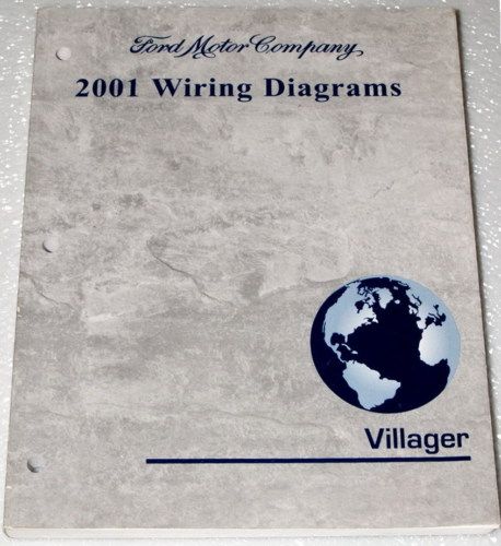 2001 Mercury Villager Mini Van Factory Electrical Wiring Diagrams Shop