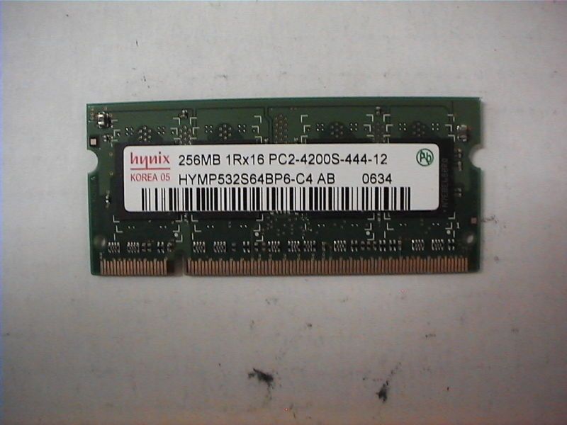 IBM THINKPAD T61 HYNIX 256MB PC2 4200S 1RX16 MEMORY RAM