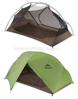 MSR Hubba Hubba Tent 2 Person Lightweight Shelter Green