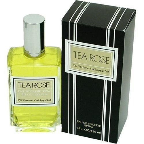 Tea Rose for Women by Perfumers Workshop EDT Spray 4.0 oz ~ BRAND NEW