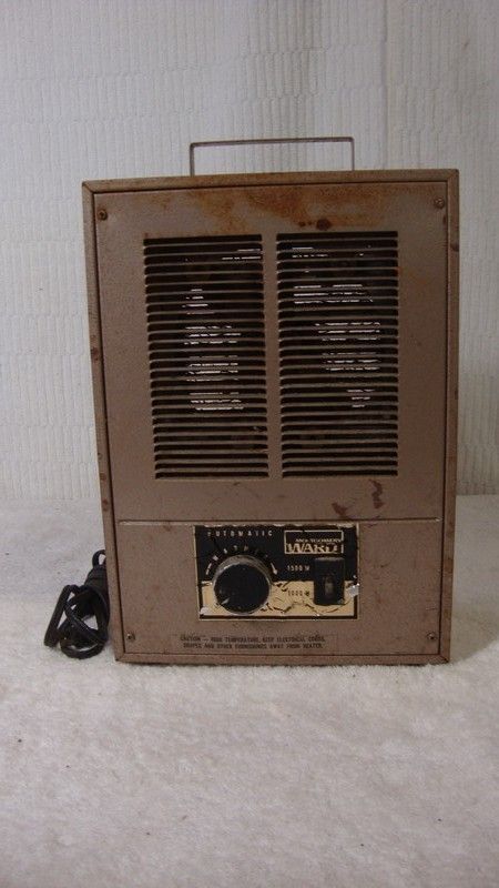 Vintage Montgomery Wards 1000 1500 Watts 120 Volts Electric Heater
