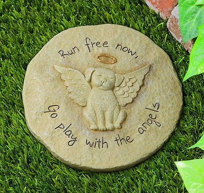 Dog Memorial Stepping Stone Run Free Now Play With Angels From
