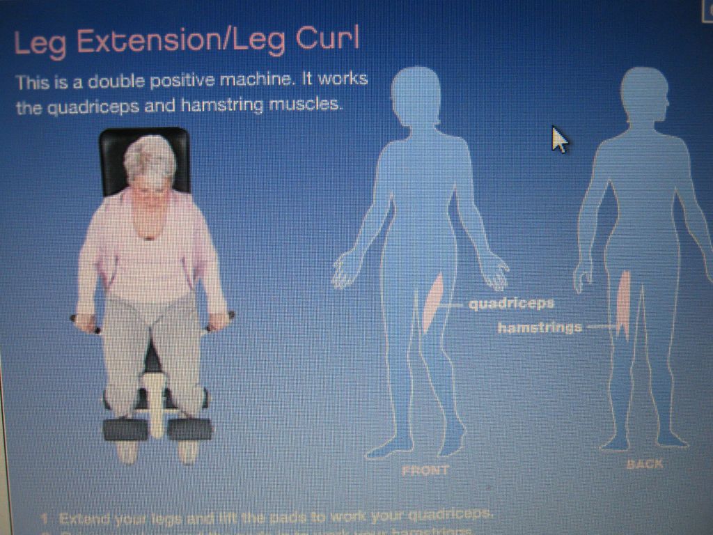 CURVES FOR WOMEN WORKOUT FITNESS MACHINE / EQUIPMENT   LEG EXTENSION