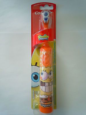 Kids Orange Colgate Nickelodeon SpongeBob Squarepants Spinbrush