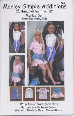 Newly listed Doll Clothes Pattern for 12Tonner Marley Wentworth
