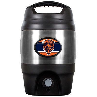 Chicago Bears NFL Insulated Plastic & Stainless Steel 1 Gallon