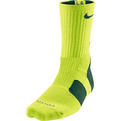 Nike Dri Fit CREW ELITE 2.0 Basketball Socks Atomic Green SX4668 339
