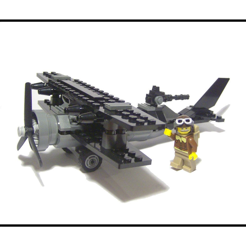 NEW ☆ Lego WWI Airplane Gun Biplane Air Plane And 8803 Series 3