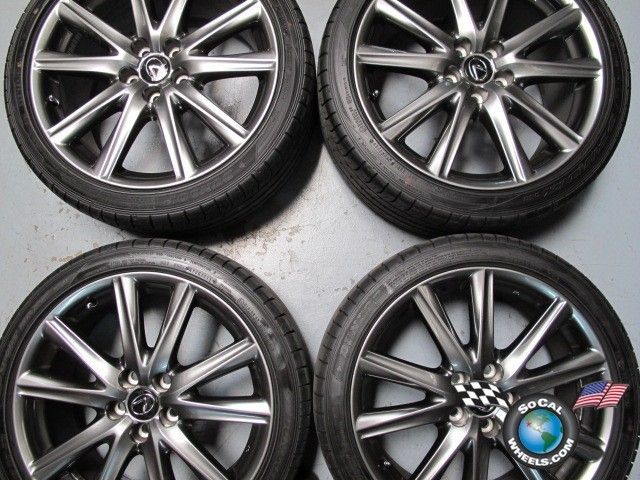 Four 2013 Lexus GS350 F Sport Factory 19 Wheels Tires OEM Rims Dunlop