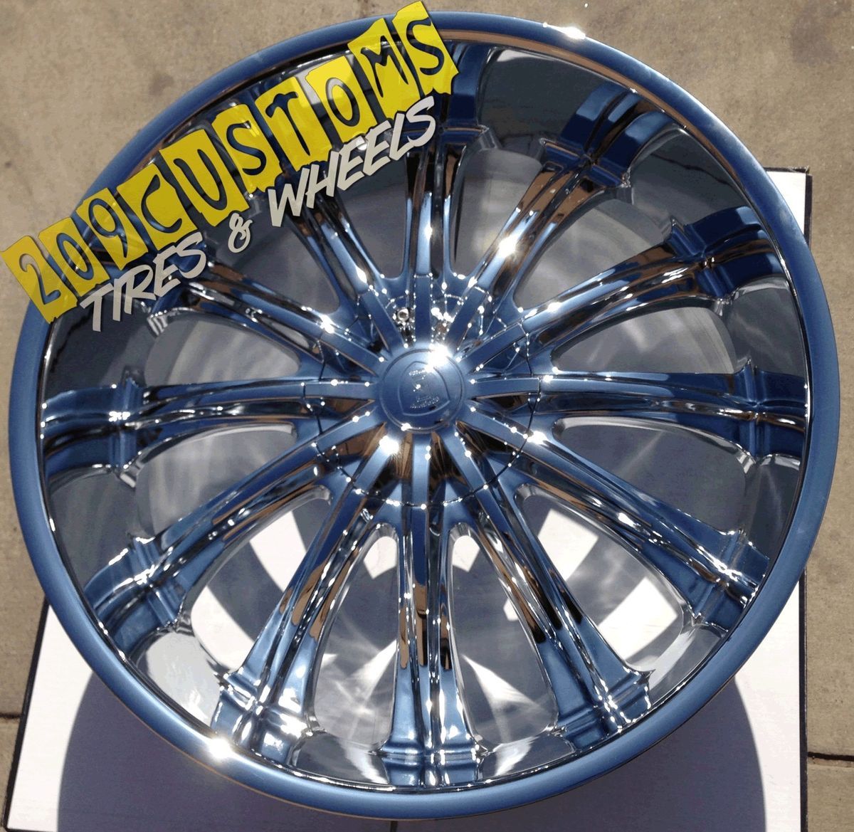 Chrome Wheels Rims Tires 6x139 7 BW15 24X10 Hummer H3 2005 2006 2007