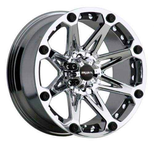 Jester Chrome Rims 33x12 50x18 Nitto Mud Grappler Tires Wheels