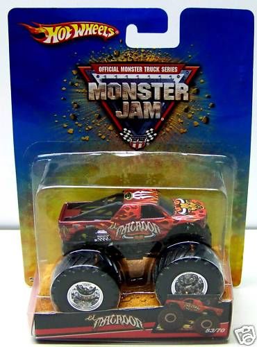 Hot Wheels Monster Jam Truck El Matador 53 70 Toy Bull
