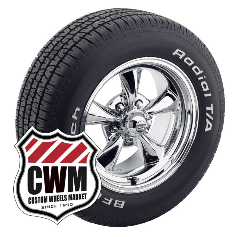  Chrome Wheels Rims Tires 225/60R15 245/60R15 for Buick Regal 73 81