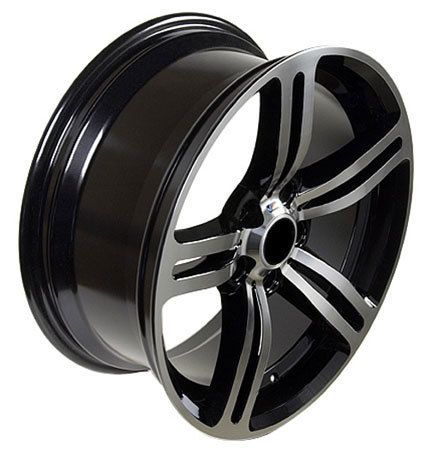  M6 Replica Rims Machined Black Wheels Winter Rims 5 6 7 8 Series Set