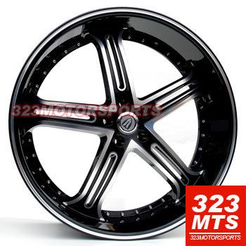 24 inch rims wheels VERSANTE VE226 ESCALADE CADILLAC SILVERADO TAHOE