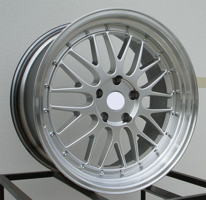 Style Staggered Set Up Hyper Silver Wheels Rims Fit Pontiac GTO